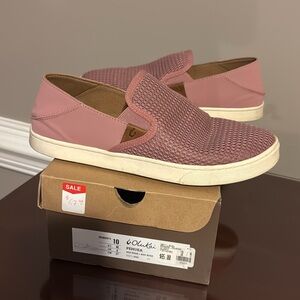 OluKai Women's Mauve Slip-On Sneakers